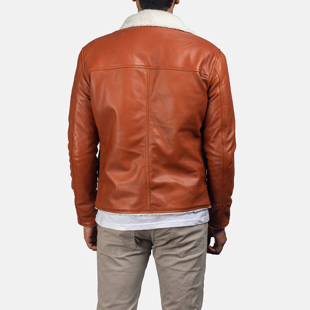 Dan Frost Tan Shearling Jacket