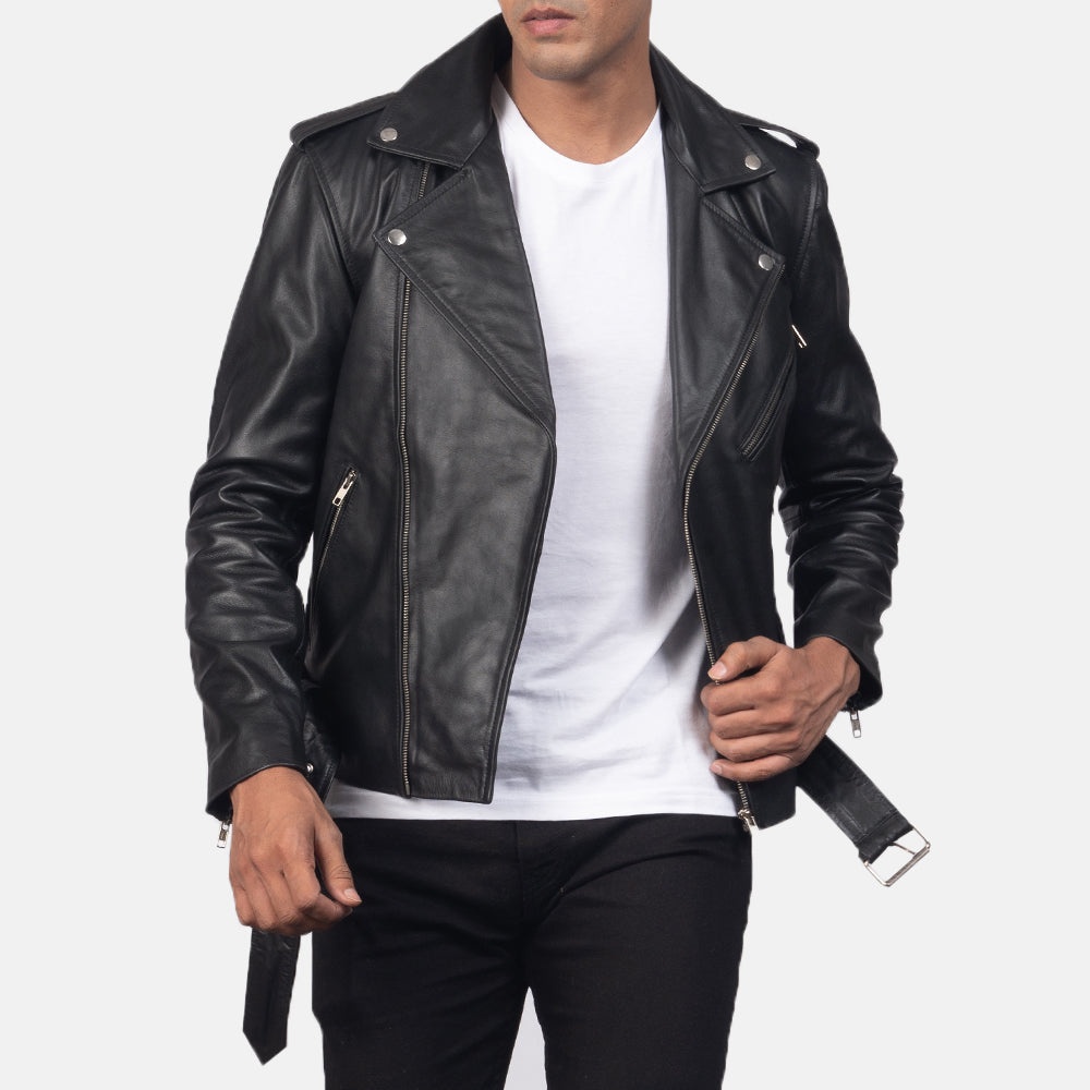 Allaric Alley Mocha Suede Biker Jacket